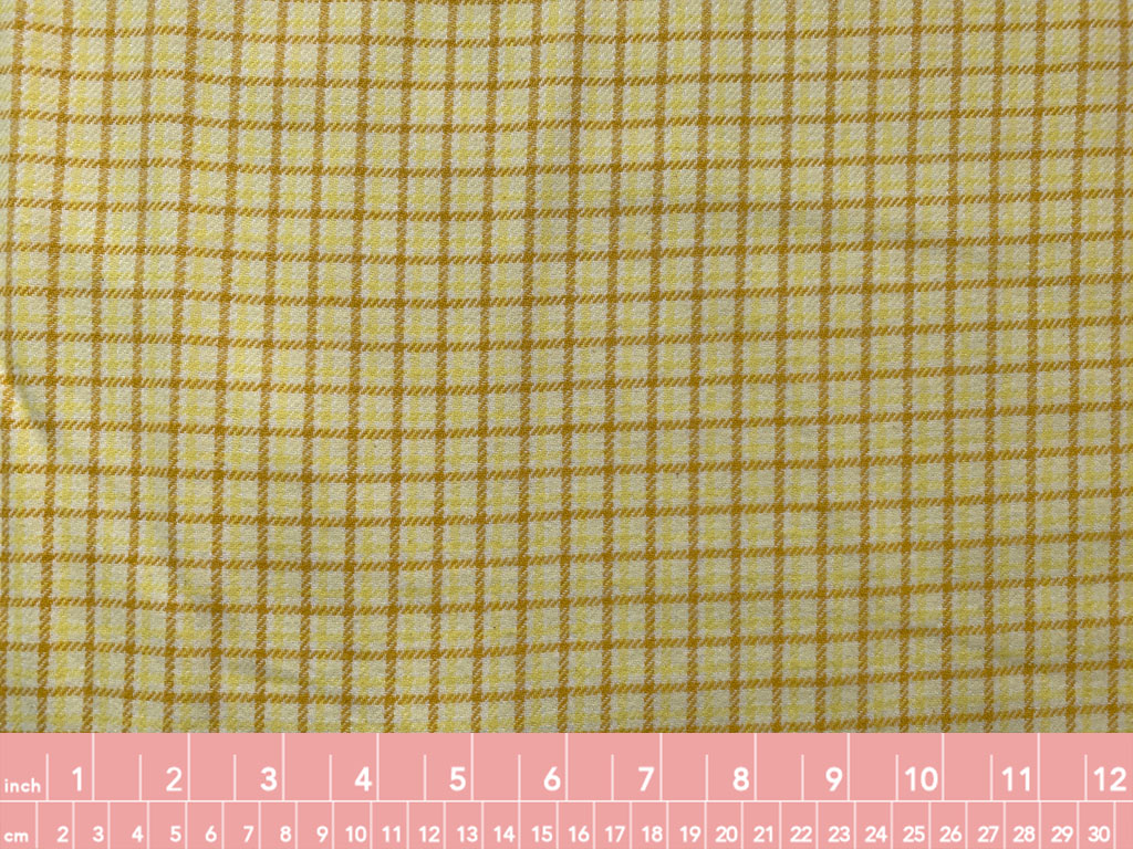Yarn Dyed Cotton Flannel Primo Plaid Yellow Stonemountain