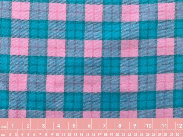 Yarn Dyed Cotton Flannel - Primo Plaid - Pink/Purple