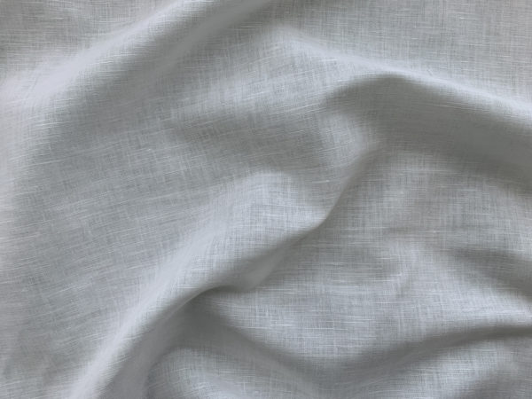 Designer Deadstock - Solid Linen Shirting - Ivory