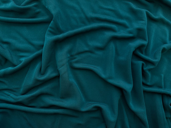 100% Rayon Matte Jersey – Peacock