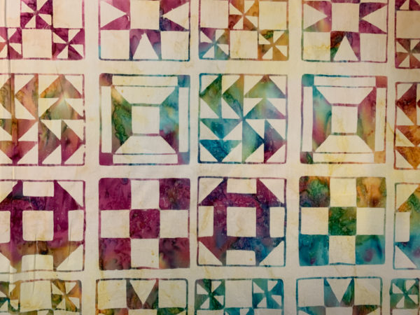 Cotton Batik - Quilt Blocks - Rainbow