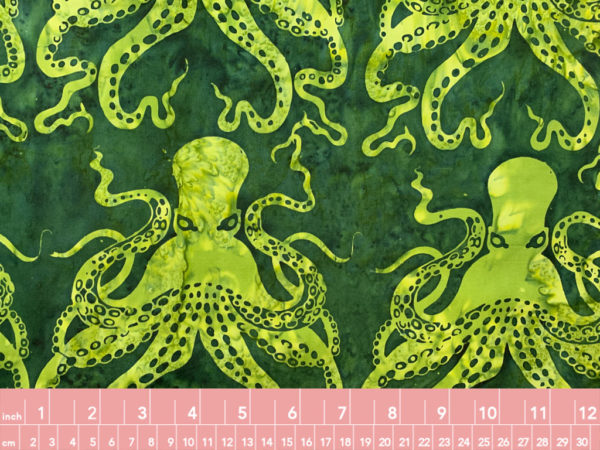 Island Batik - Octopus - Green