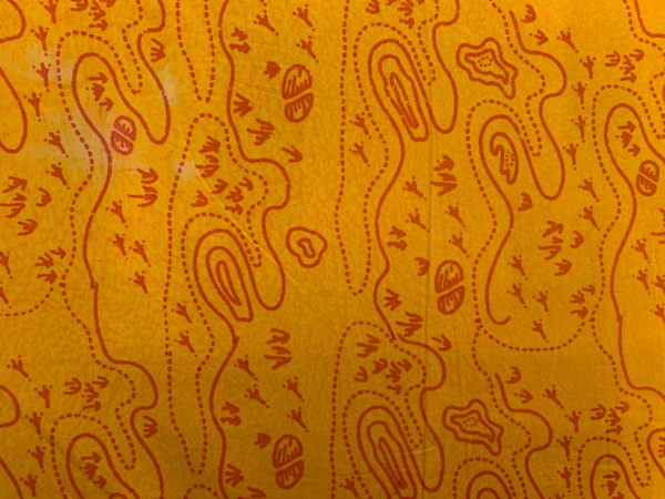 Cotton Batik - Desert - Orange