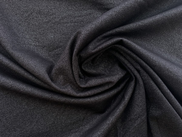 Sparkle Ponte De Roma - Rayon Blend - Black