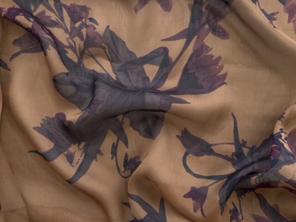 Amour Vert - Sandwashed Silk Crepe de Chine - St. Barts Floral