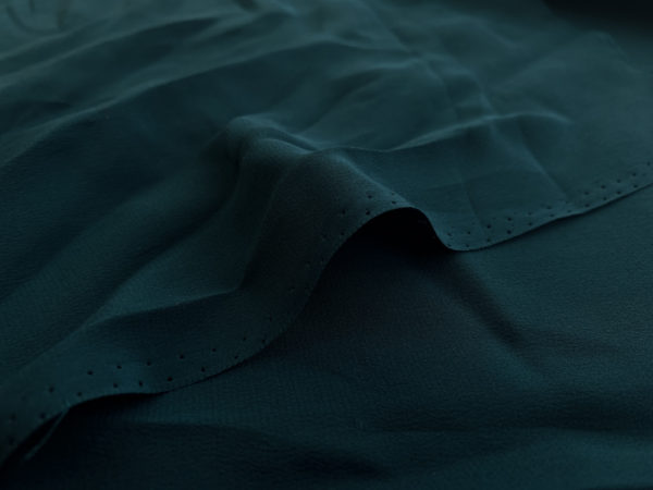 Amour Vert - Sandwashed Silk Crepe de Chine - Dark Teal