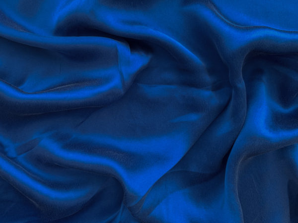 Amour Vert - Silk Charmeuse - Sapphire