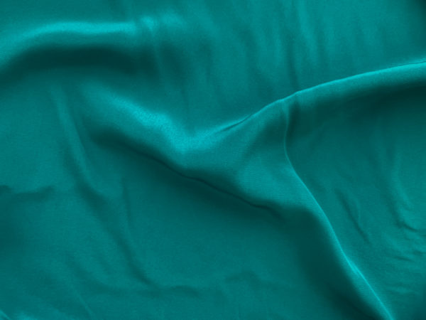 Amour Vert - Sandwashed Silk Crepe de Chine - Teal