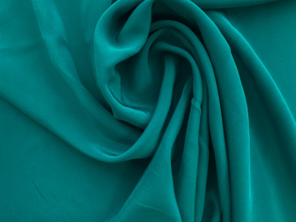 Amour Vert - Sandwashed Silk Crepe de Chine - Teal