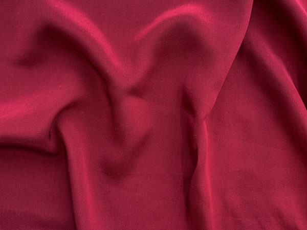 Amour Vert - Sandwashed Silk Crepe de Chine - Pomegranate