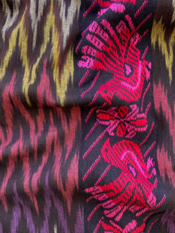 Cotton Ikat w/ Jacquard Stripe - Swan