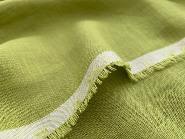 Birch Fabric - Organic Yarn Dyed Linen - Deep Water