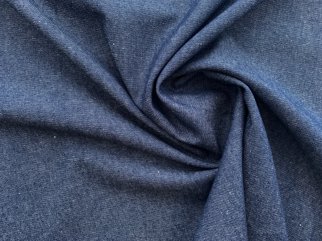 Cotton Denim - Heathered Blue - Stonemountain & Daughter Fabrics