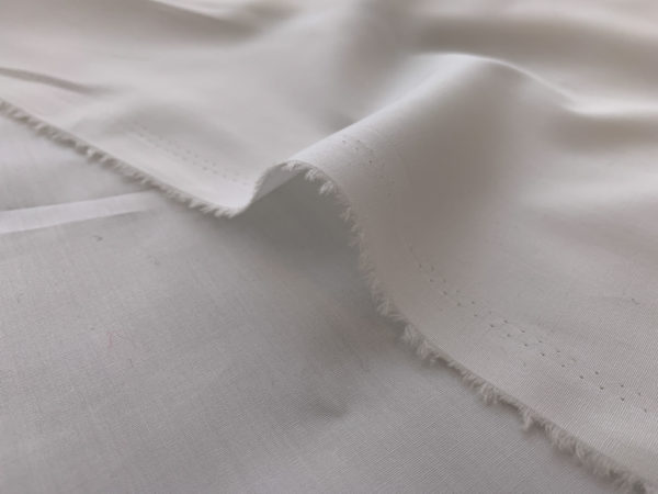 Mercerized Pima Cotton Broadcloth – Eggshell