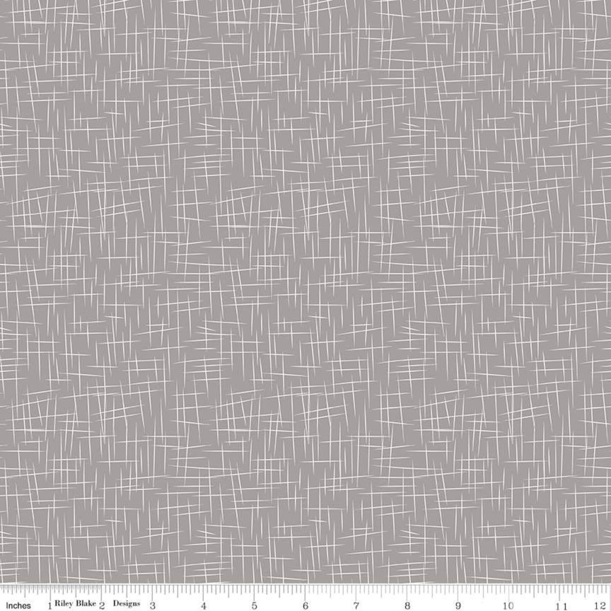 Quilting Cotton Large Hashtag Grey Stonemountain & Daughter Fabrics