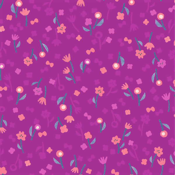 Rayon Challis –Neko and Tori – Flower Picking – Orchid