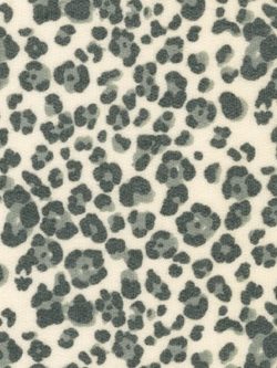 Printed French Terry - Polyester Blend - Cheetah - Grey