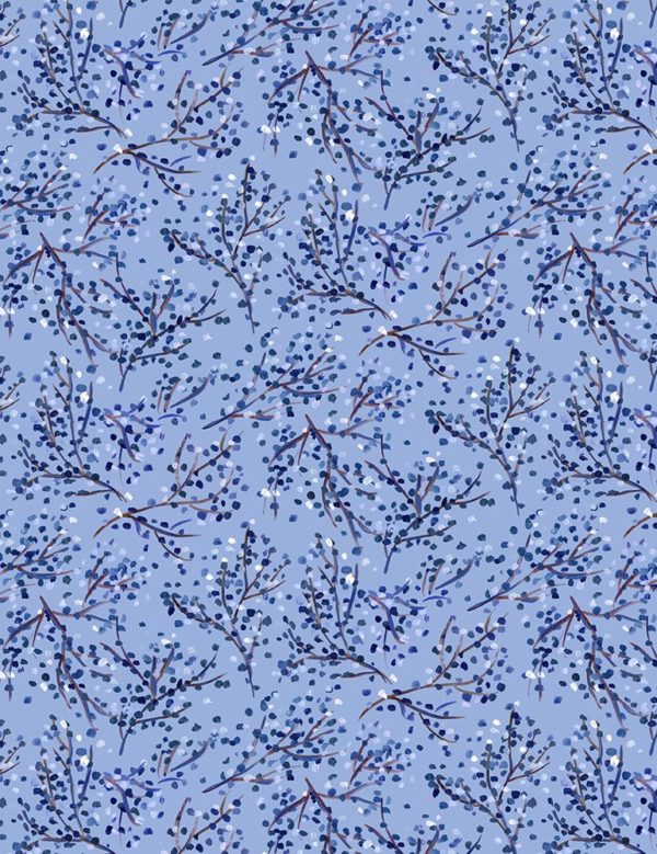 Quilting Cotton - Aquarius – Berries – Periwinkle