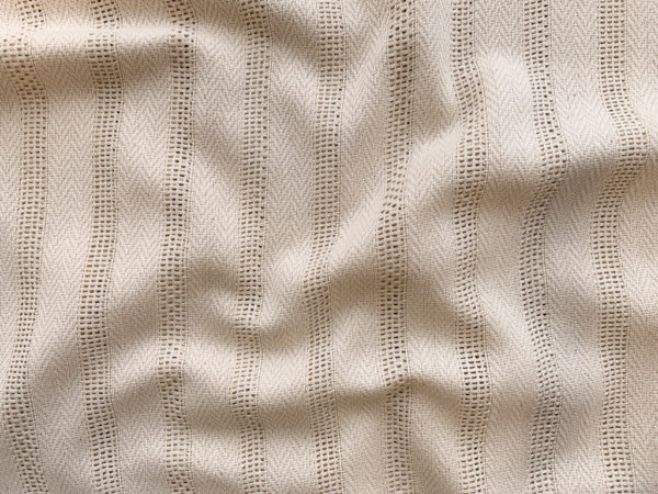 Cotton Dobby Stripe - Natural