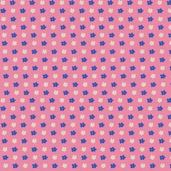 Quilting Cotton - Grow Love – Little Blooms – Pink