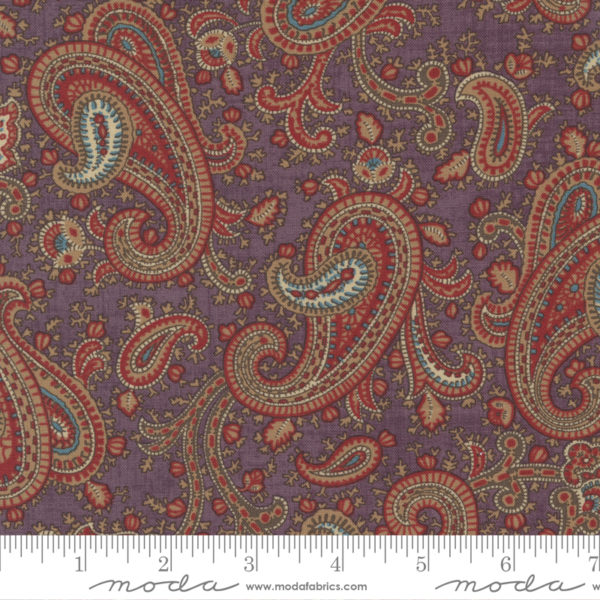 Quilting Cotton - Mary Anns Gift – Paisley – Thistle