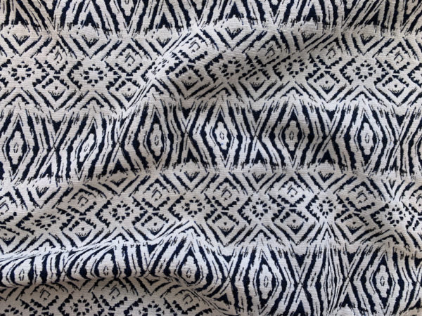 Designer Deadstock - Noughts and Crosses Cotton/Poly Jacquard