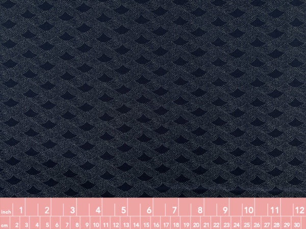 Japanese Textured Cotton - Indigo Traditional - Hotatekai