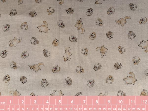 Japanese Linen/Cotton Double Gauze – Flying Squirrels