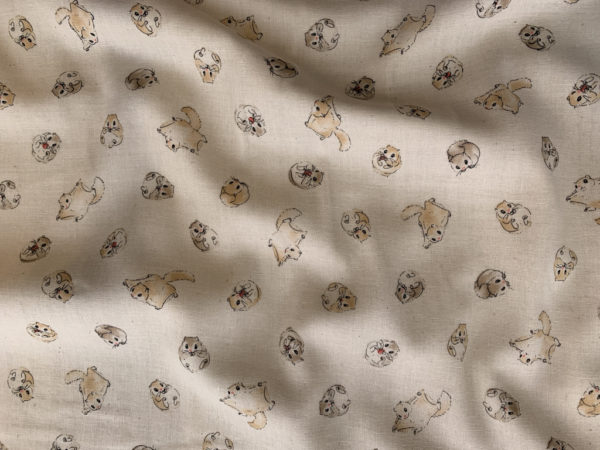 Japanese Linen/Cotton Double Gauze – Flying Squirrels