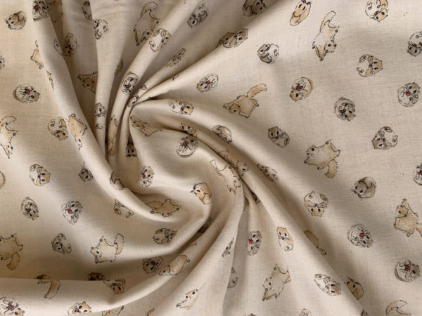 Japanese Linen/Cotton Double Gauze – Flying Squirrels