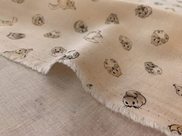 Japanese Linen/Cotton Double Gauze – Flying Squirrels