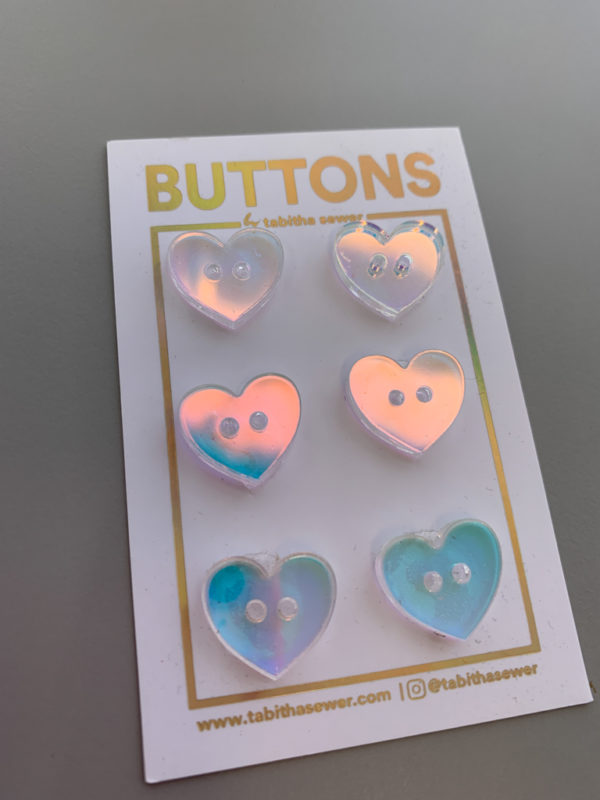 Tabitha Sewer - Button Pack - Hearts