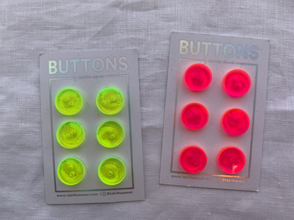 Tabitha Sewer - Button Pack - Neon