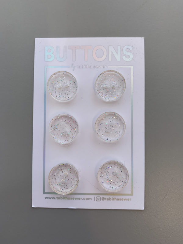 Tabitha Sewer - Button Pack - Glitter