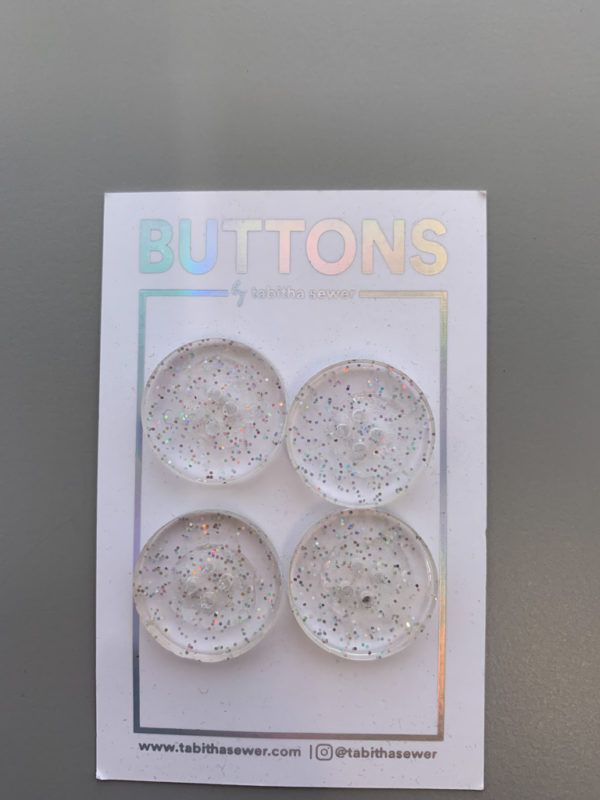 Tabitha Sewer - Button Pack - Glitter