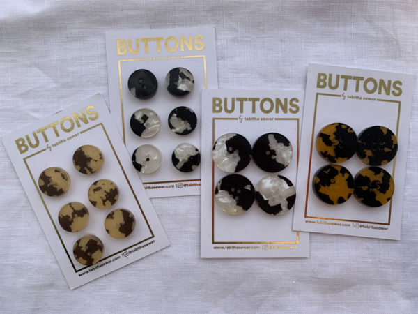 Tabitha Sewer - Button Pack - Tortoise