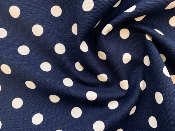 Sevenberry - Cotton Canvas - Polka Dot - Navy - Stonemountain ...