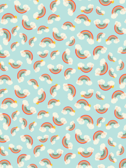 Quilting Cotton - Over the Rainbow – Aqua