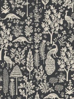 Quilting Cotton - Camont - Menagerie Silhouette - Black