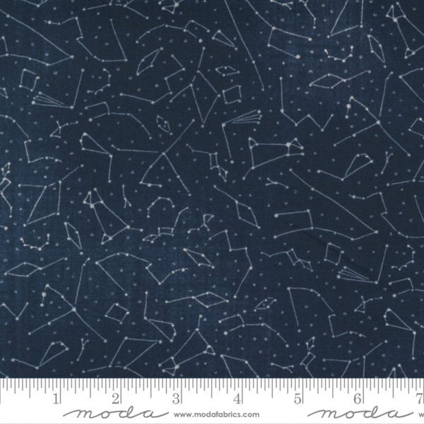 Quilting Cotton - Astra Stars - Eclipse - Blue