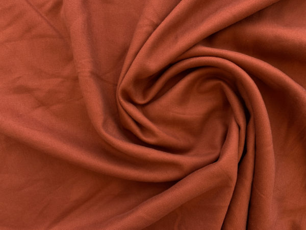 Designer Deadstock - Rayon Twill - Cinnamon