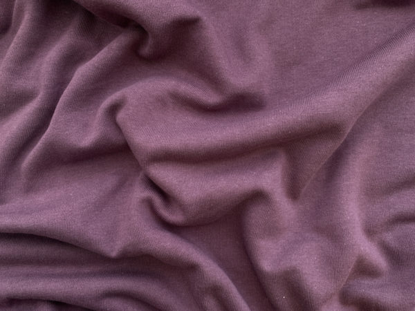 Bamboo/Cotton Fleece - Mauve