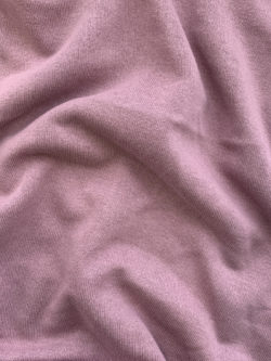 Bamboo/Cotton Fleece - Mauve