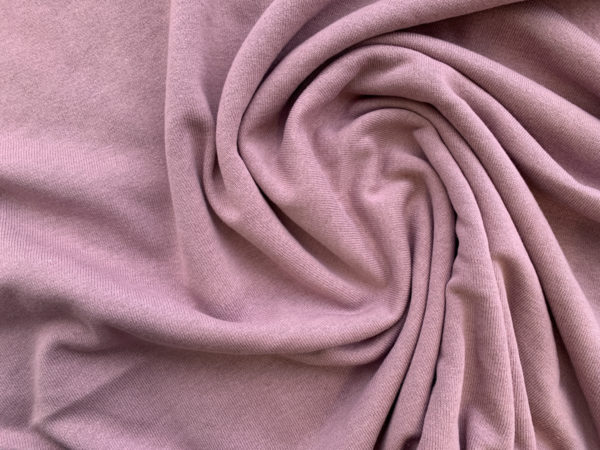 Bamboo/Cotton Fleece - Mauve