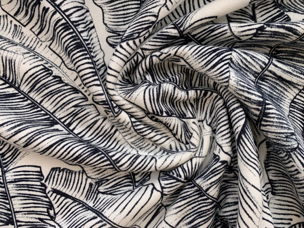 Designer Deadstock - Cotton/Rayon Double Knit - Light Grey