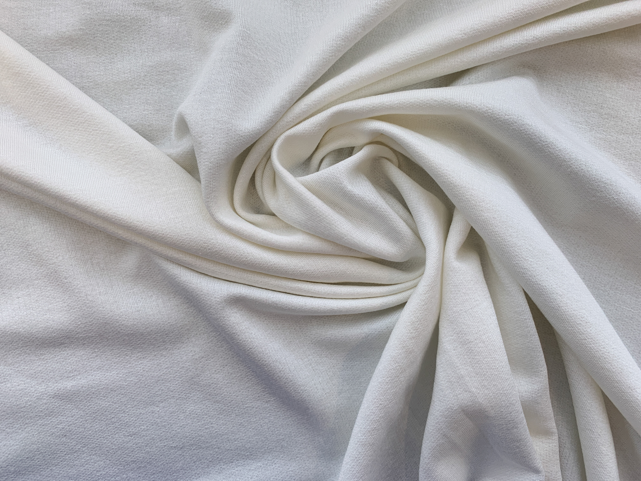 White Polyester Lining, Deadstock Fabrics