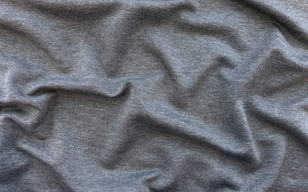 Designer Deadstock – Rayon/Poly Fleece – Grey