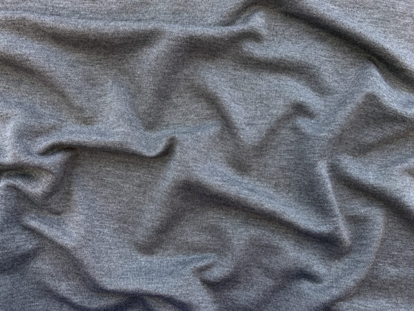 Designer Deadstock - Rayon/Poly Fleece - Grey