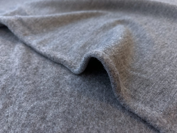 Designer Deadstock - Rayon/Poly Fleece - Grey