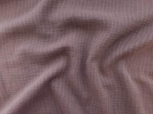 Cotton/Linen Jacquard – Wavy Stripe – Plum